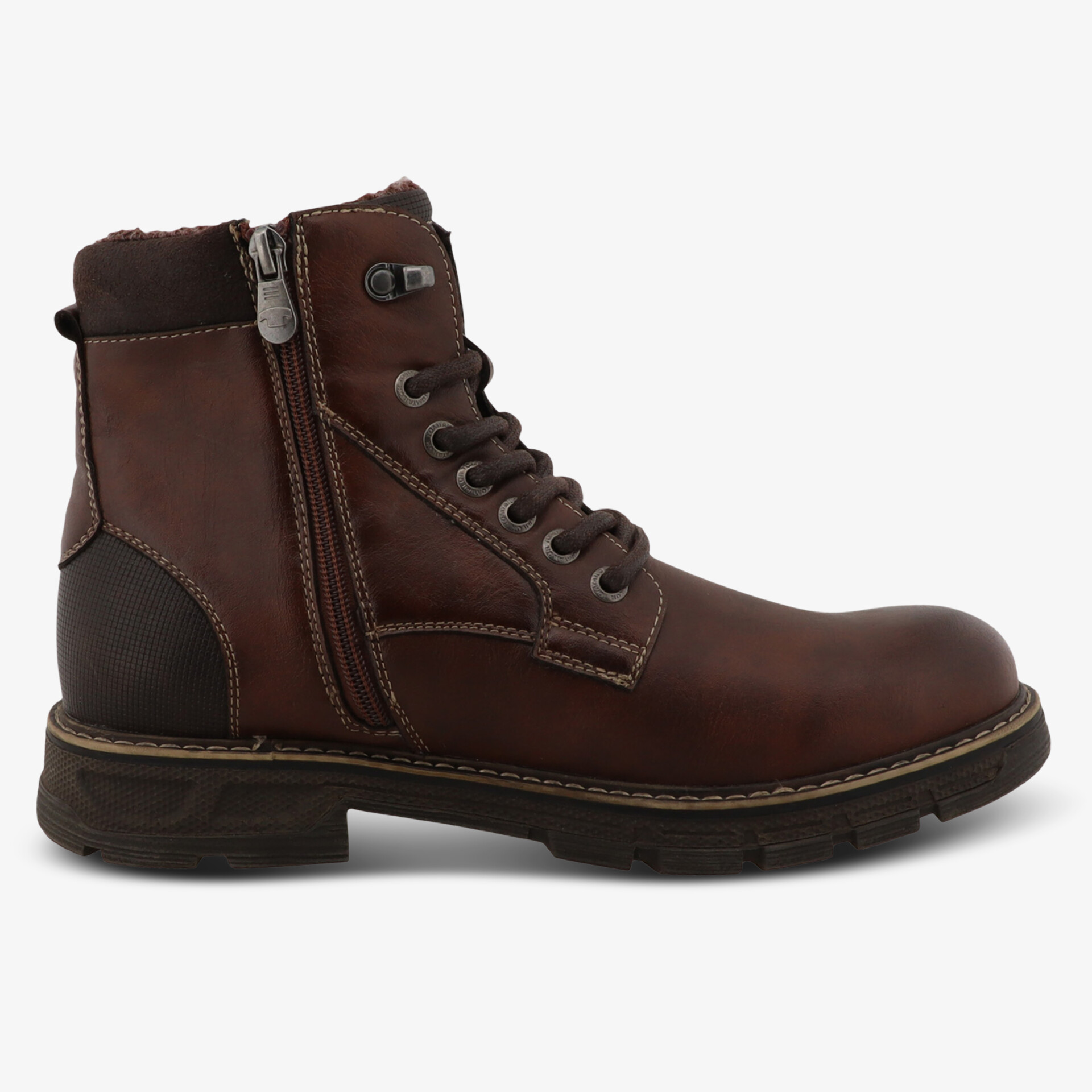 TOM TAILOR Herren Schnürboots cognac