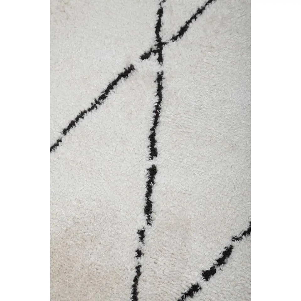 Dutch Lifestyle - Polyester - Vloerkleed - 300x200cm - Wit