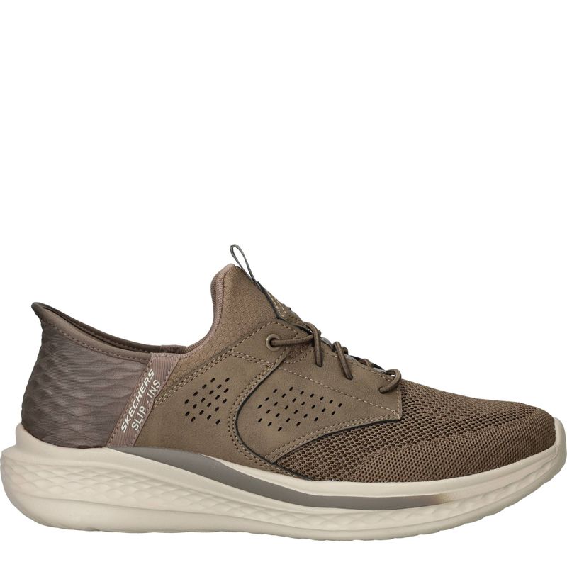 Skechers Slade Caster Slip-Ins Relaxed Fit Sneakers Groen Heren