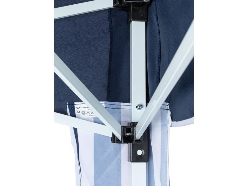 COCON Pavillon F00963, 3 x 3 m, faltbar, Blau Schutz vor Sonneneinstrahlung und leichtem Nieselregen