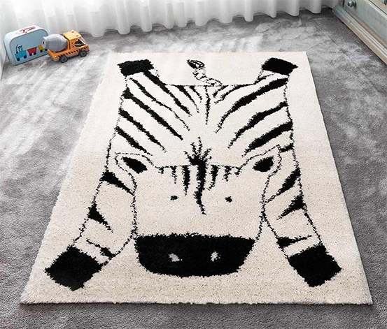 Kinderteppich NOMAD Zebra, ca. 120 x 170 cm