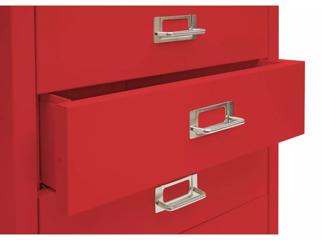 Caisson à roulettes MCW-L49, rouge