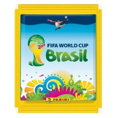 Panini WM Brasil 2014 Sammelsticker, 1 Tüte mit 5 Stickern