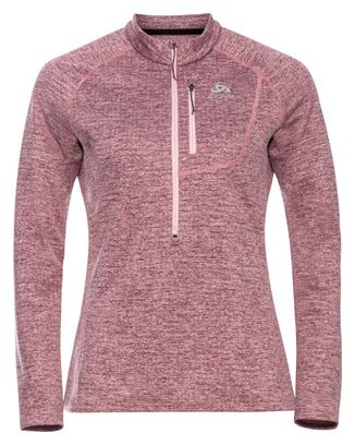 Polaire Thermique 1/2 Zip Odlo FLI Tencia Rose Femme