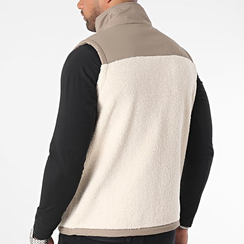 Veste Zippée Sans Manches Le Vrai 3.0 Neize Orsetto K7115VW Beige Taupe