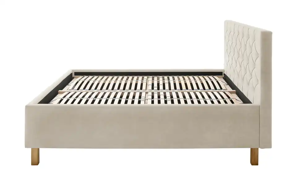 Polsterbettgestell San Remo Beige 180 cm