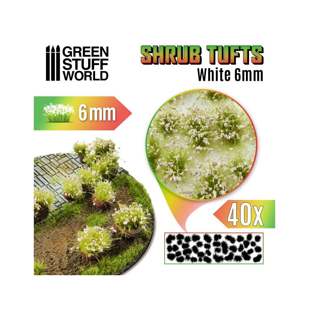 Green Stuff World - Touffes d'Arbustes - 6mm
