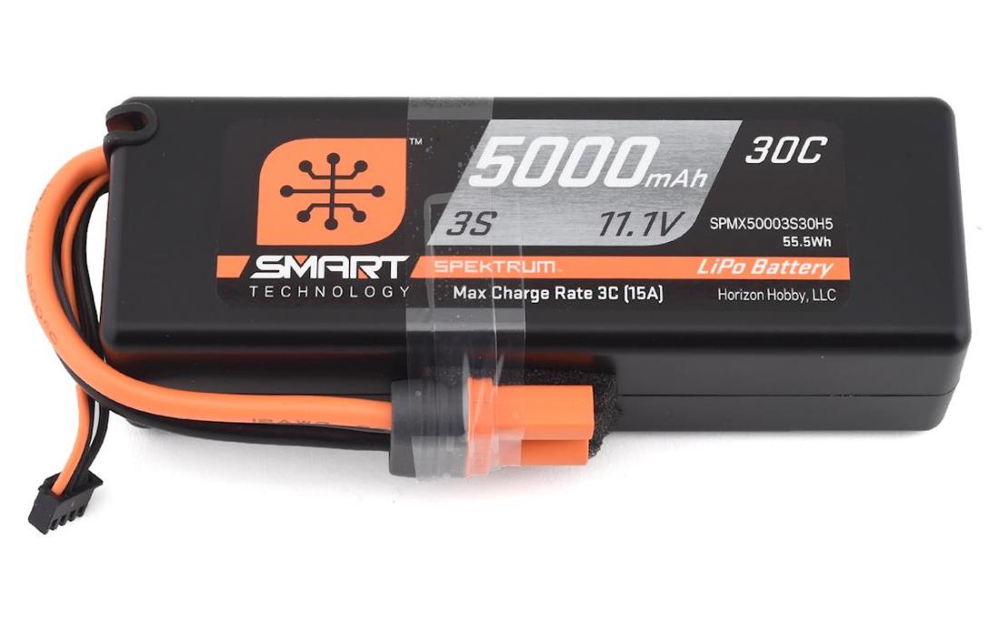 RC-Akku LiPo 5000 mAh 11.1 V 30C HC Smart3S LiPo-Akku für Fahrzeuge