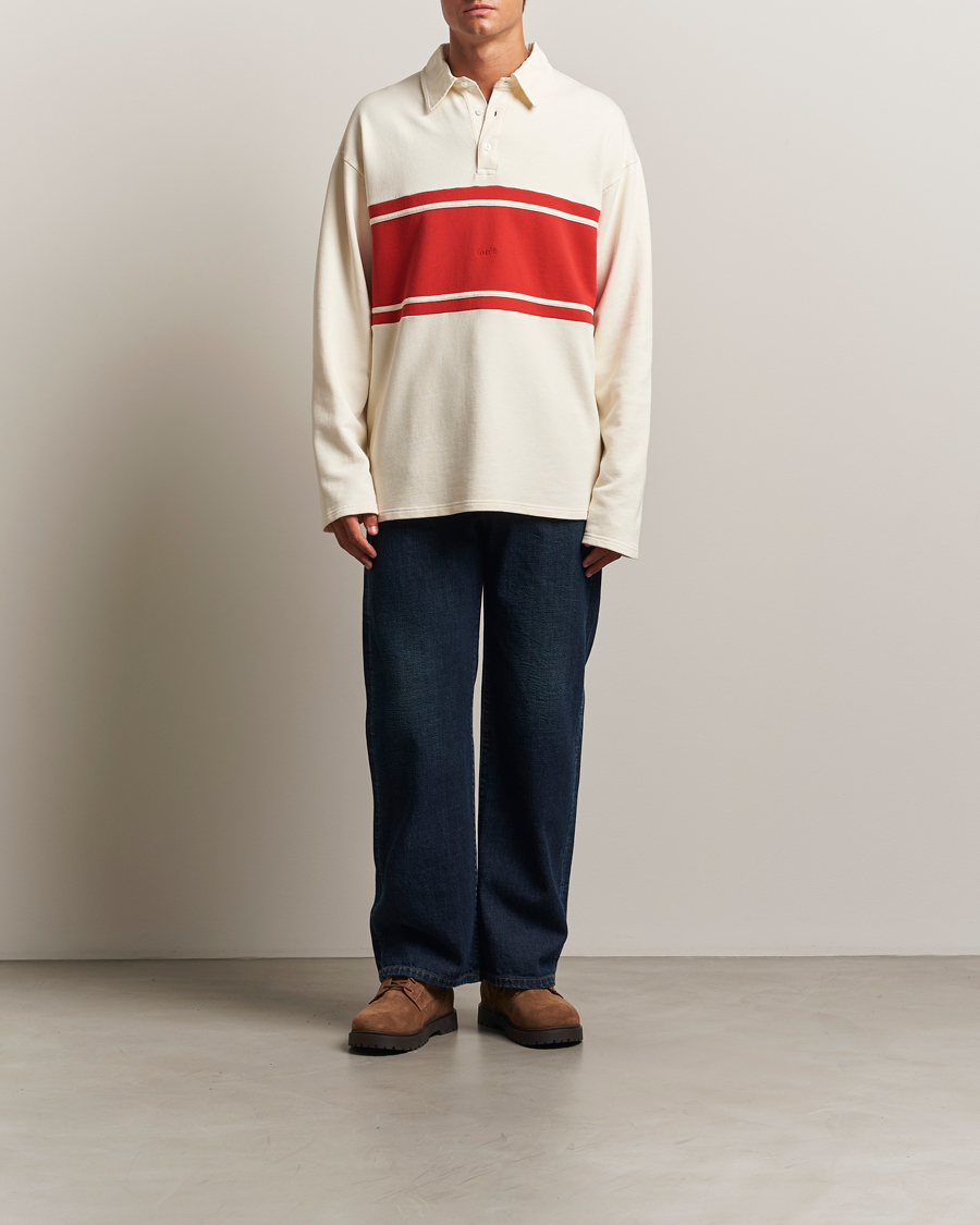 Forét Match Rugby Sweatshirt Cloud/Red