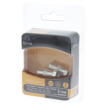 Q-Link coax adapter 1MA/FCON 1FEM/FCON binnendraad
