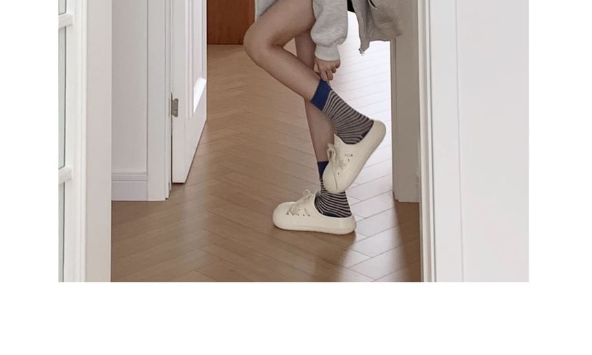 Honkizz - Platform Two Tone Mules