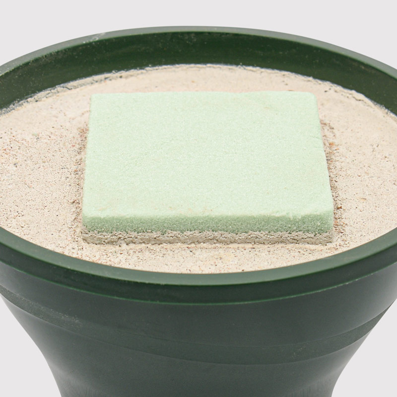 Pot beton en mousse