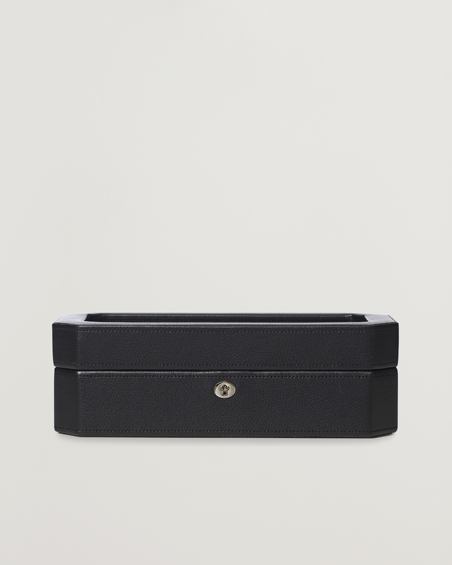 WOLF Windsor 5 Piece Watch Box Black/Grey