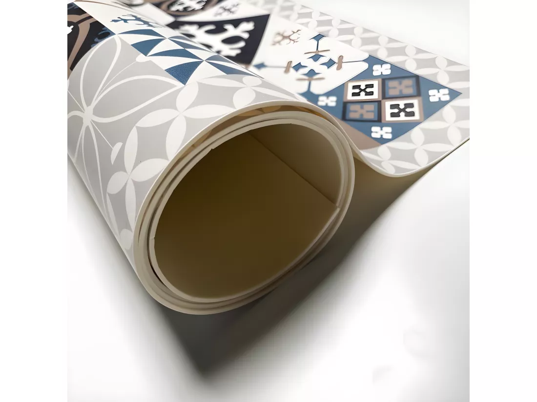 Tapis Vinyle Médium l 50xL120cm - Ciment style Dulce - Vinyle
