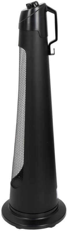 Eurom terrasheater Q-Tower 1200 zwart 27 x 27 x 87 cm