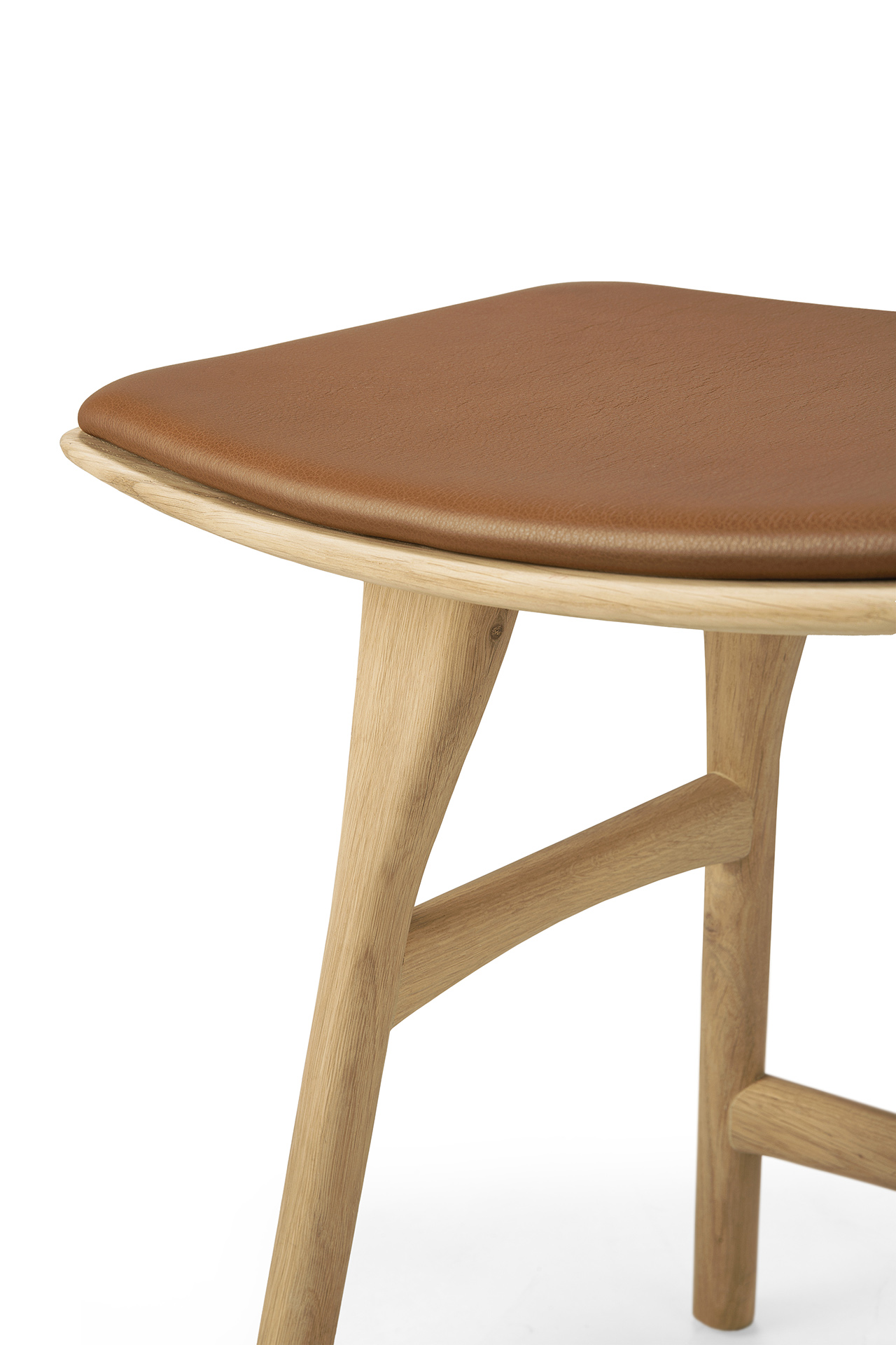 Osso kruk 45 - eiken - cognac leer