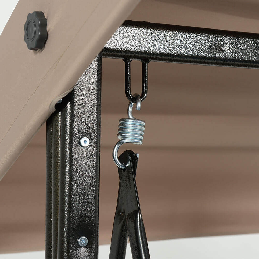 Home Deluxe Hollywoodschaukel DESCANSO - mit Abdeckung - versch. Ausführungen