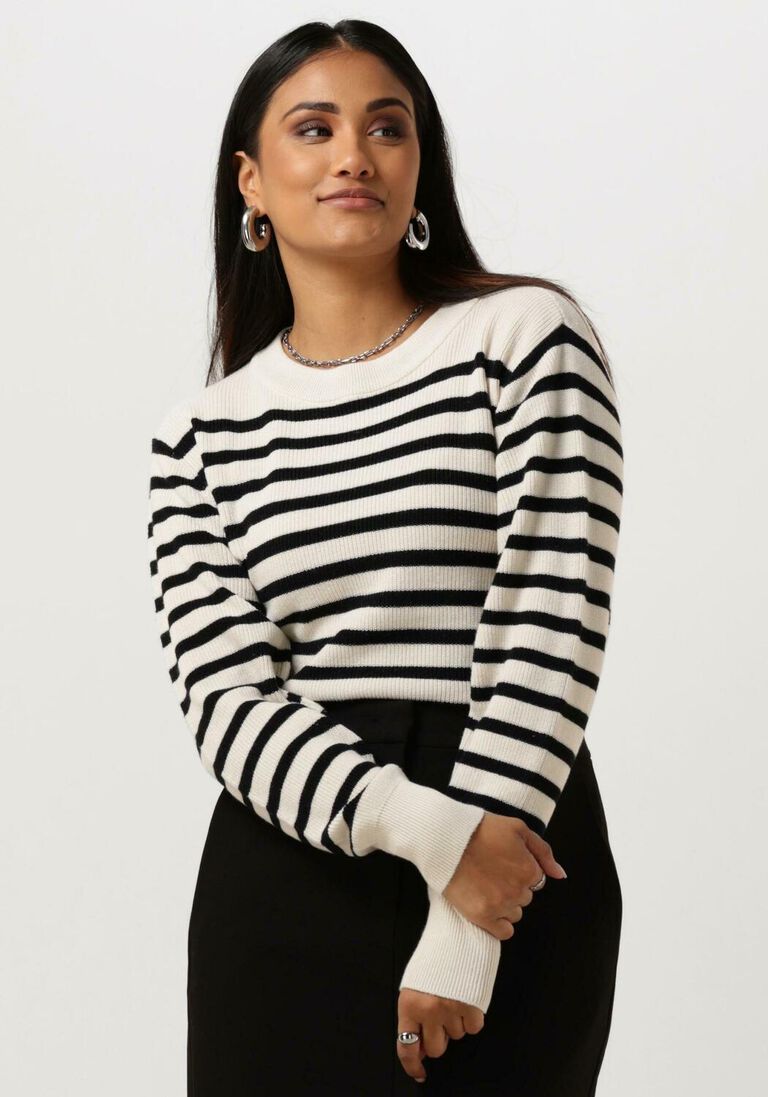 LOLLYS LAUNDRY witte lollys laundry trui swanll jumper ls