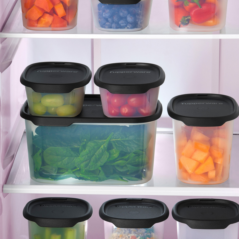 One Touch Fresh® 4,4 l Stapelbarer Vorratsbehälter für Nudelnester, kurze Nudeln, Cornflakes und vieles mehr
