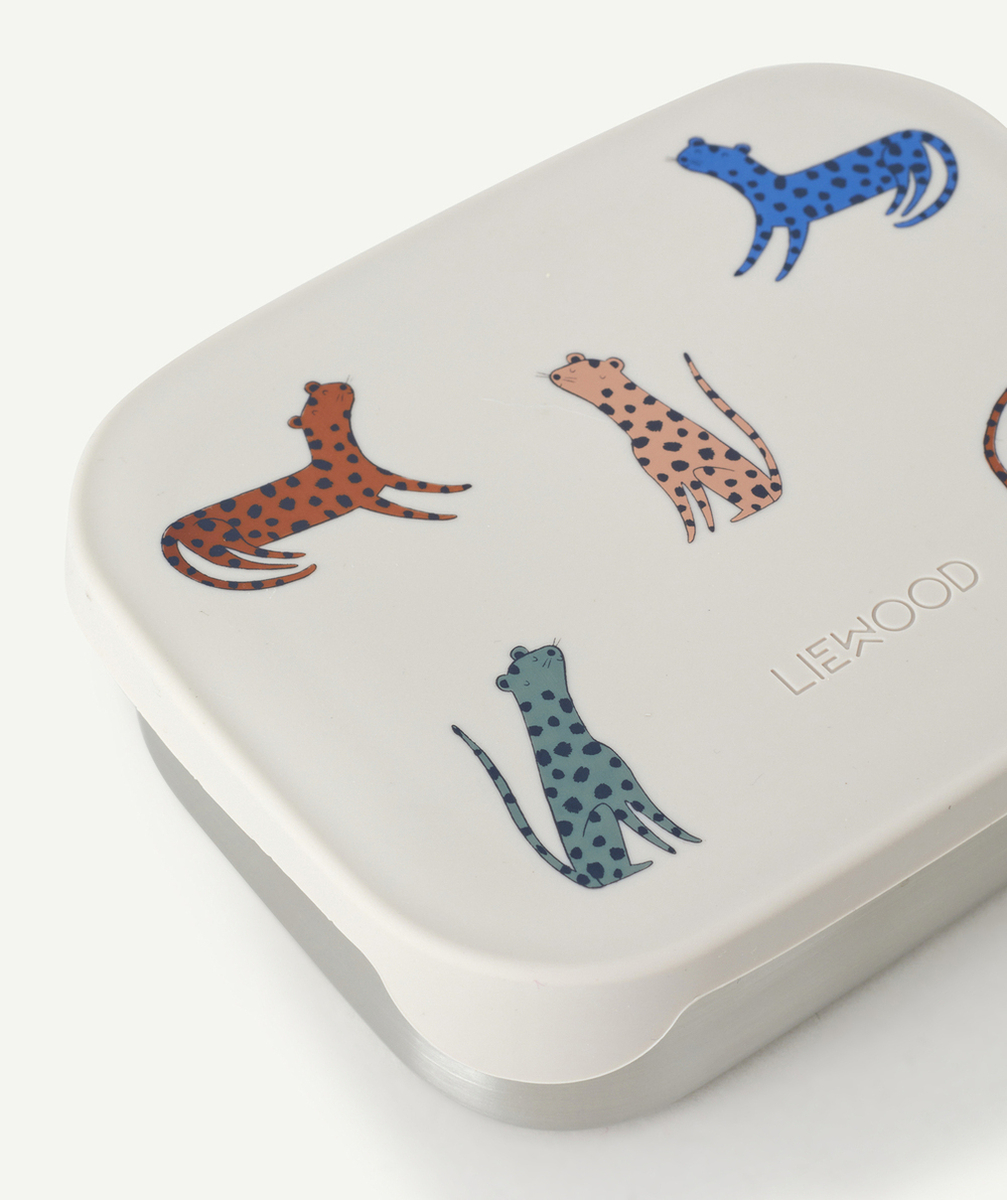 LIEWOODBOÎTE À DÉJEUNER VERTE AVEC LEOPARDS