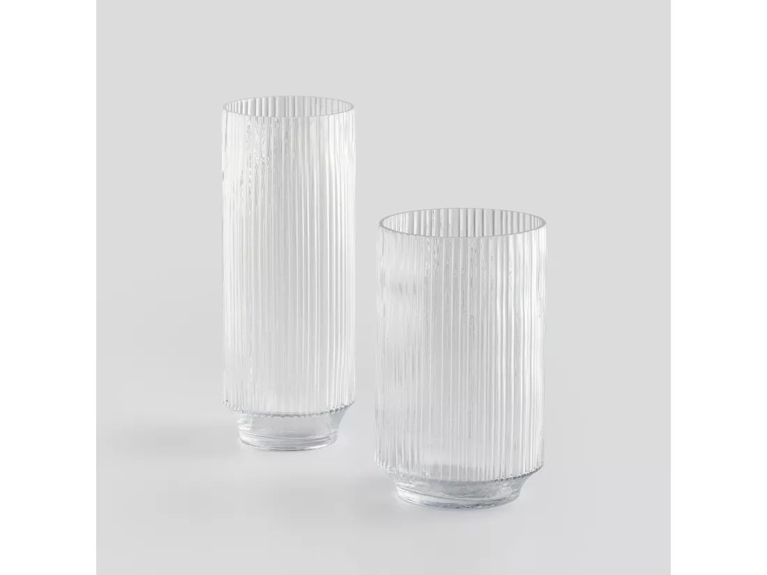 Vase Susan moyennement transparent 38 x 18