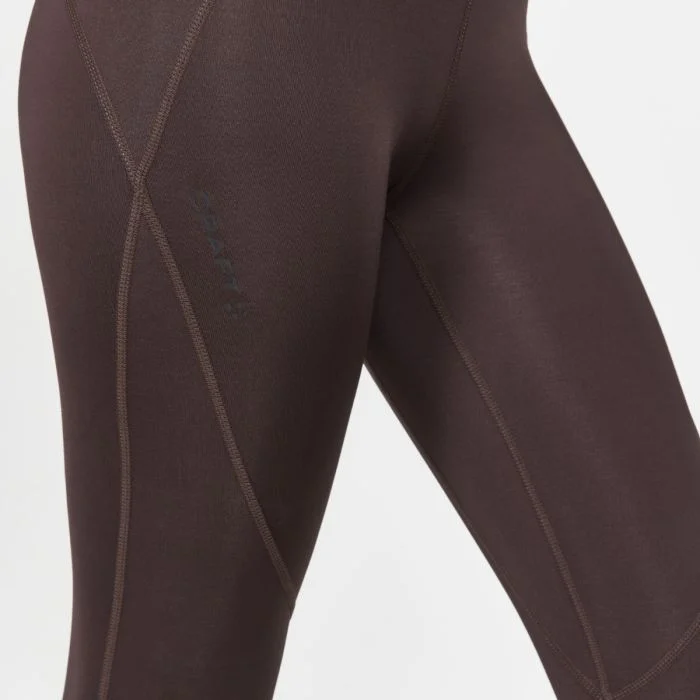 Craft Dame Lange tights ADV Essence High Waist Tights Brun