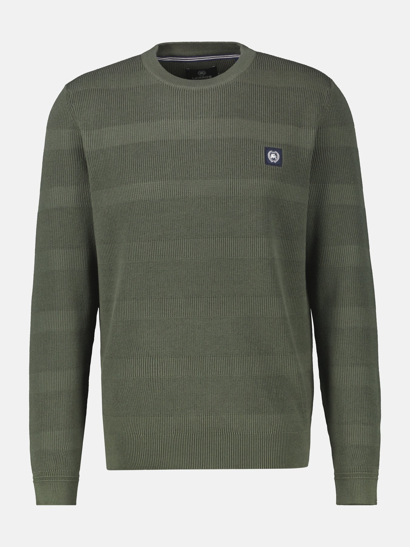 Strickpullover für Herren, tonal gestreift