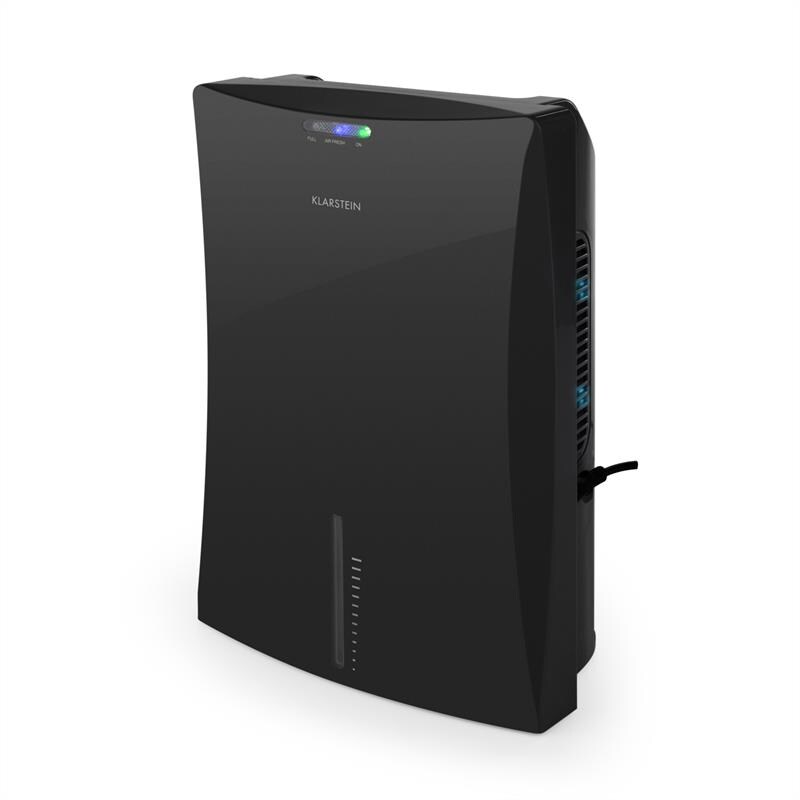 Drybest 2000 2G Luftentfeuchter Ionisator 700 ml/d 70 W schwarz Schwarz