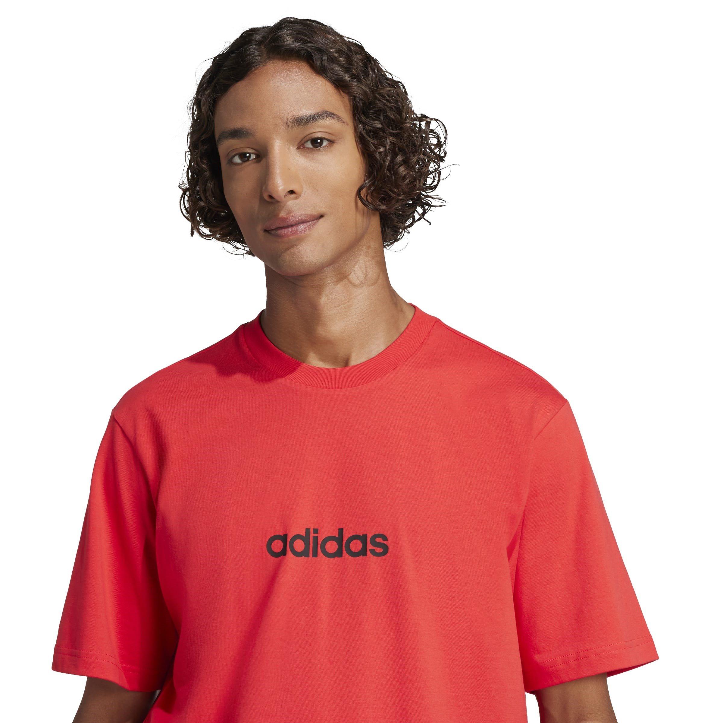 adidas Essentials Single Jersey Logo T-Shirt Mens