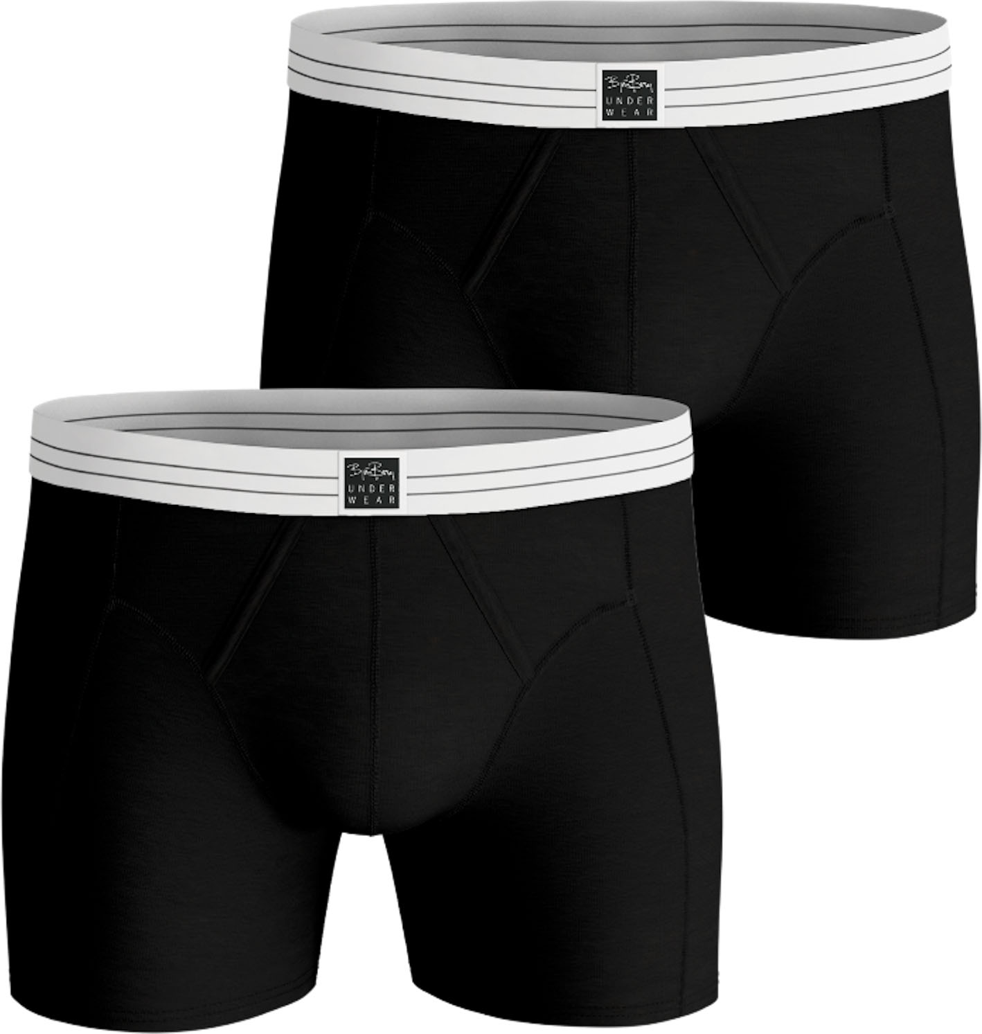 Viscose Cotton Blend Boxers 2-Pack Herre MP001/Multipack 1