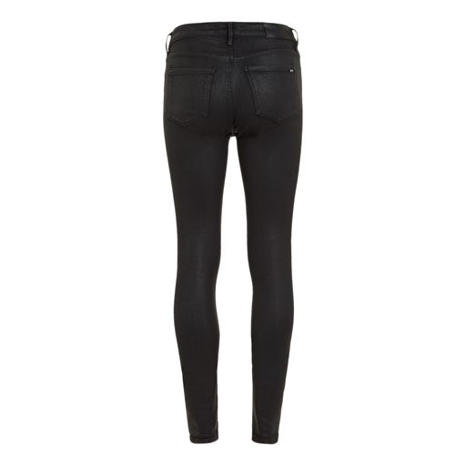 Tommy Hilfiger TH Flex Como Skinny Jeans, Black Coated, W31/L32