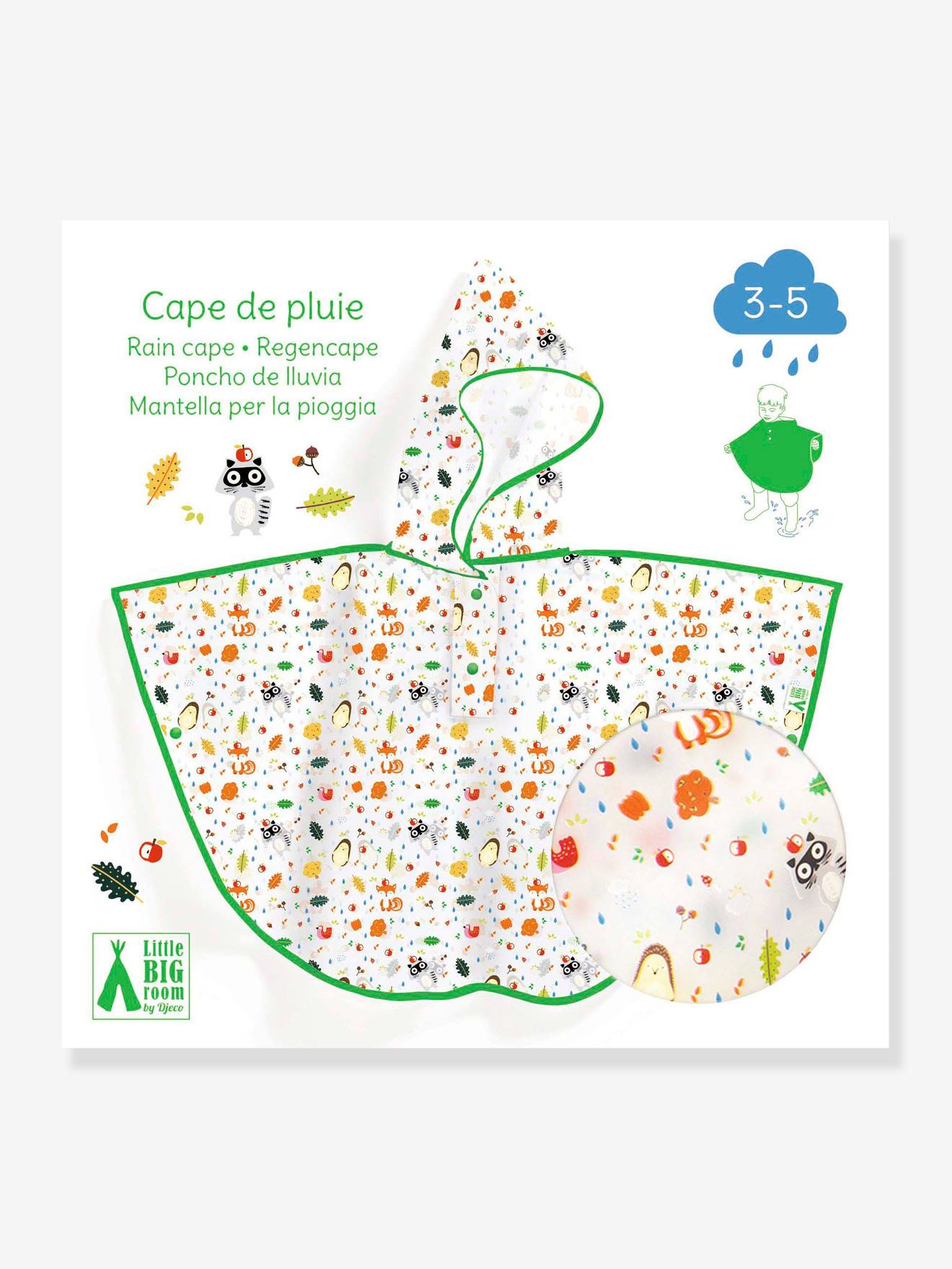 Capa de chuva 3/5 anos
