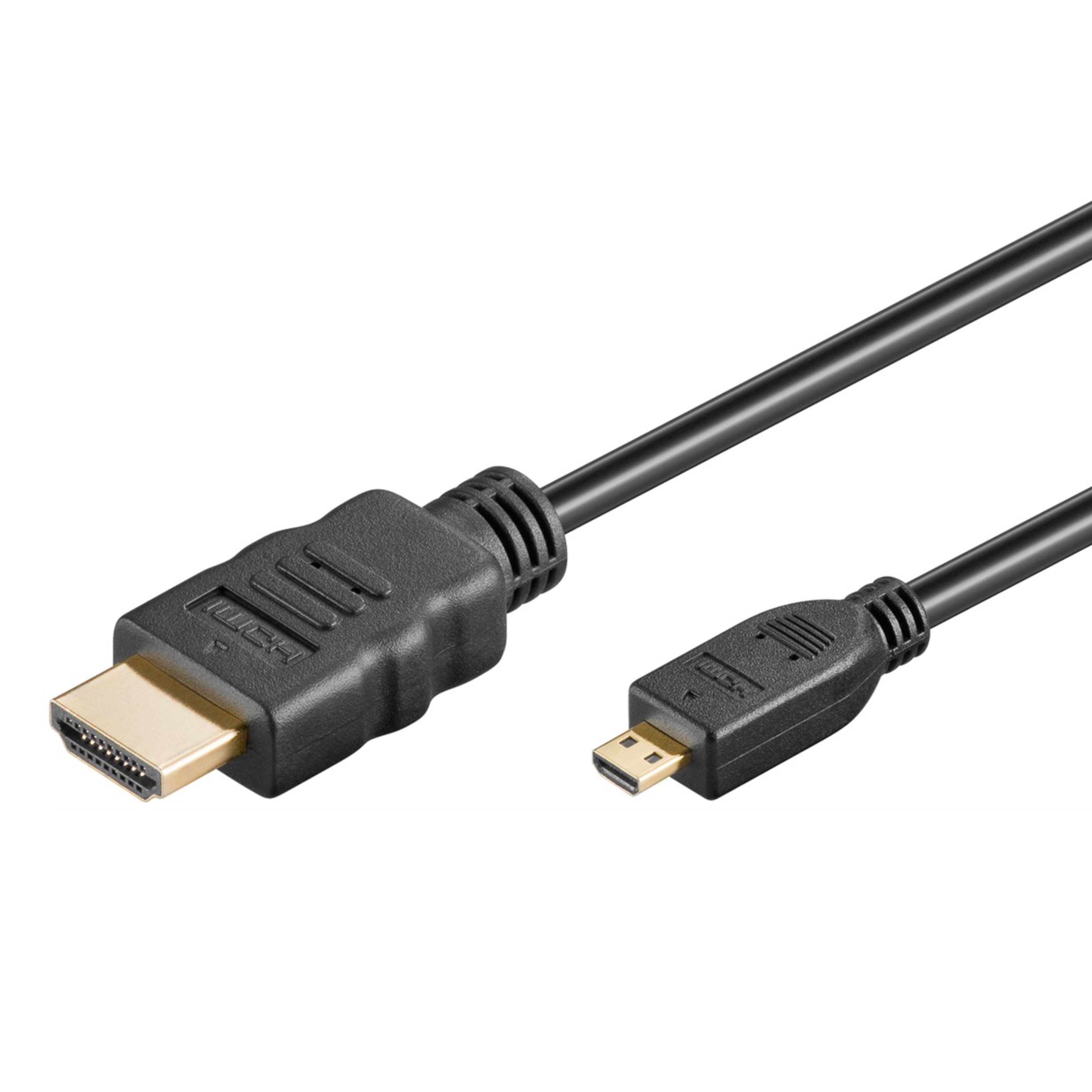 Micro-HDMI-kabel High Speed 1 m