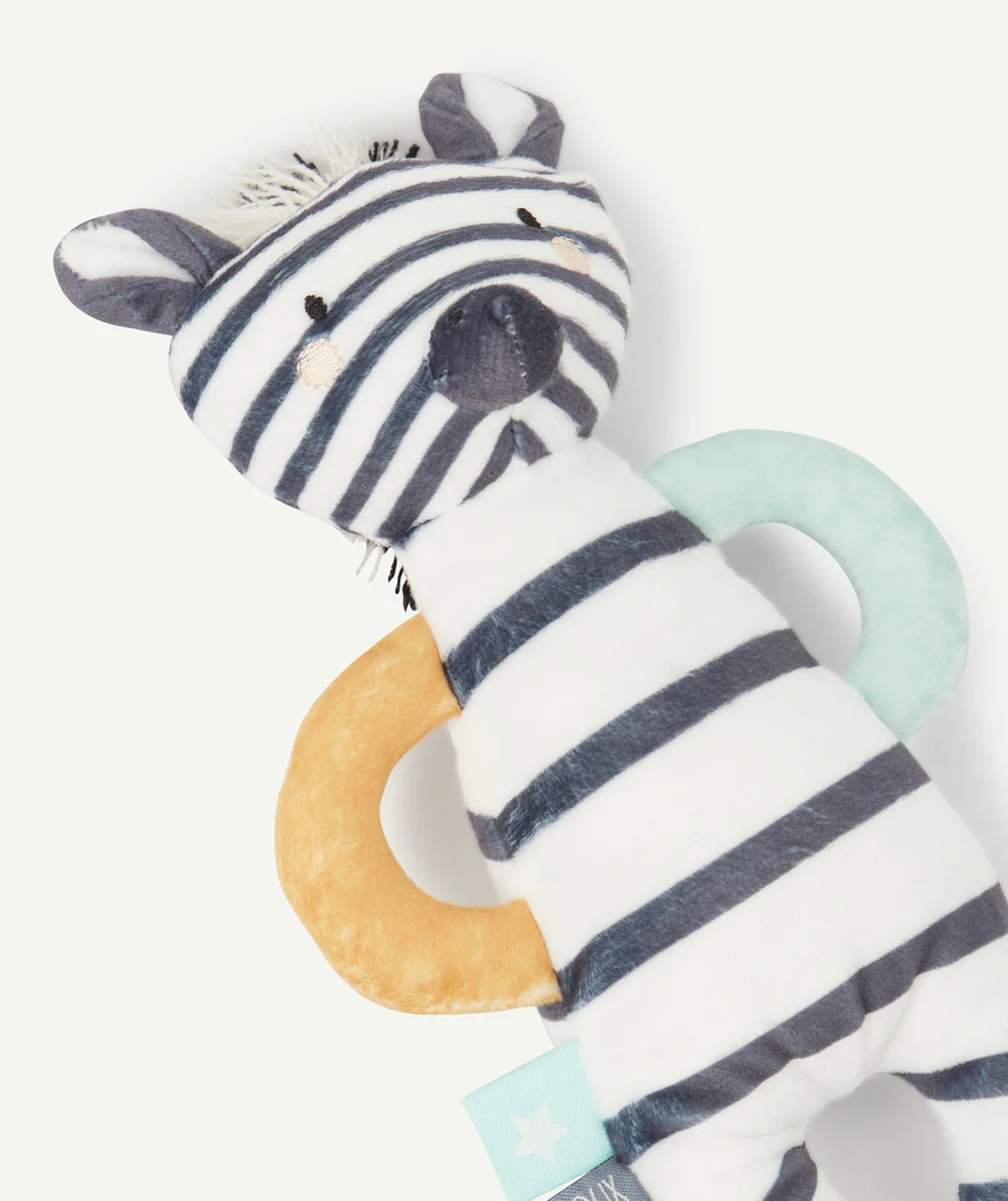 DOUDOU ZÈBRE EN REMBOURRAGE RECYCLÉ TOUT DOUX BÉBÉ
