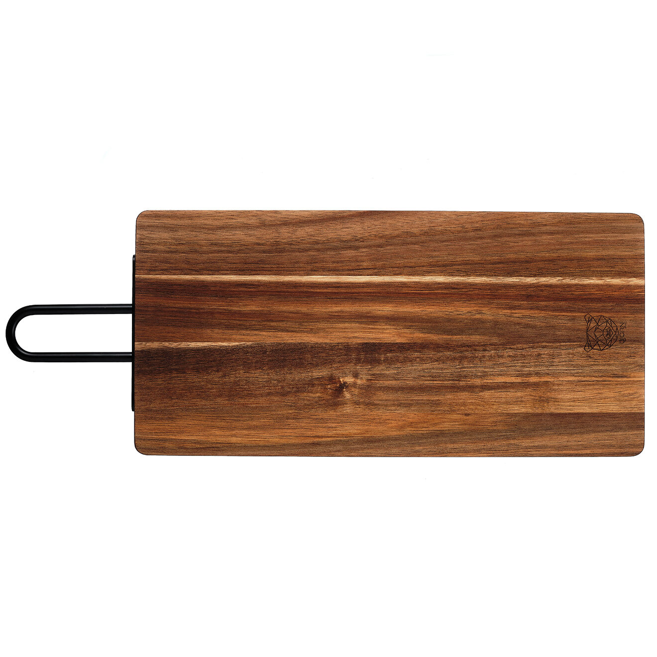 Bjorn Planche à découper en bois d'acacia Stine bois vernis - 49x19x1 cm