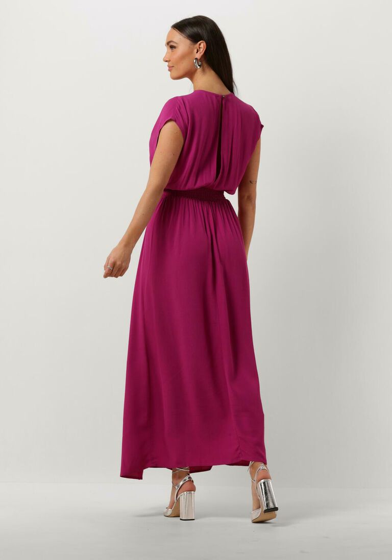 LOUIZON fuchsia louizon maxi jurk yacinthe