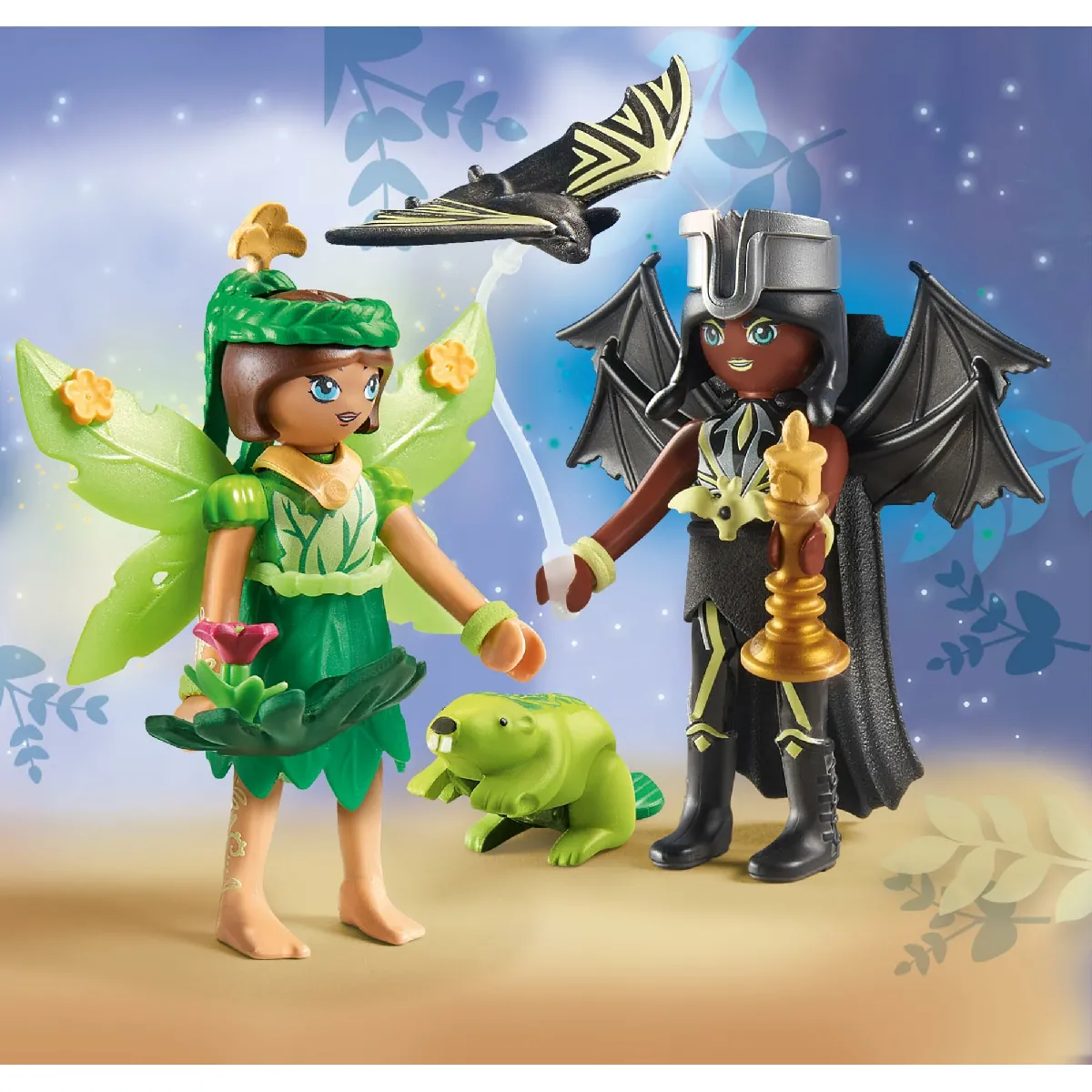 Fox Pathé Europa Playmobil 71350 Forest et Bat Fairies