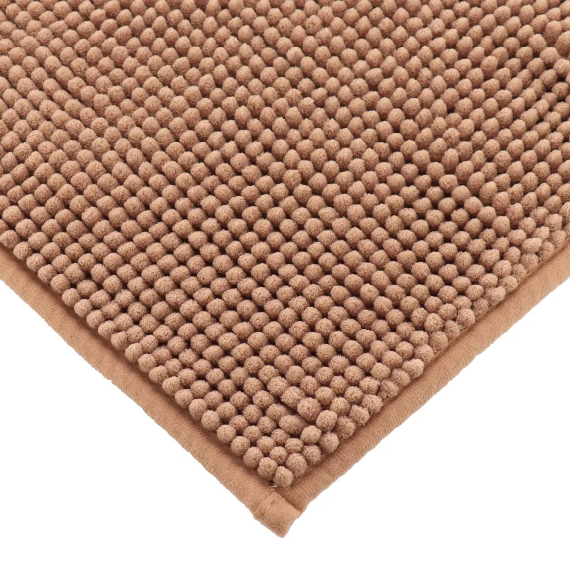 Tapis de bain microfibre (45 x 75 cm) Boules Cappuccino