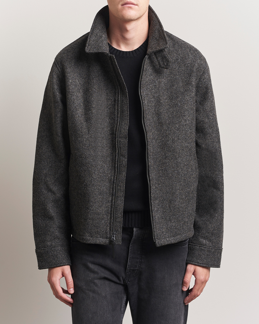 Polo Ralph Lauren Heritage Twill Wool Windbreaker Barclay Heather
