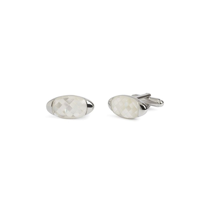 Boutons de manchette, Gherkin en nacre naturelle