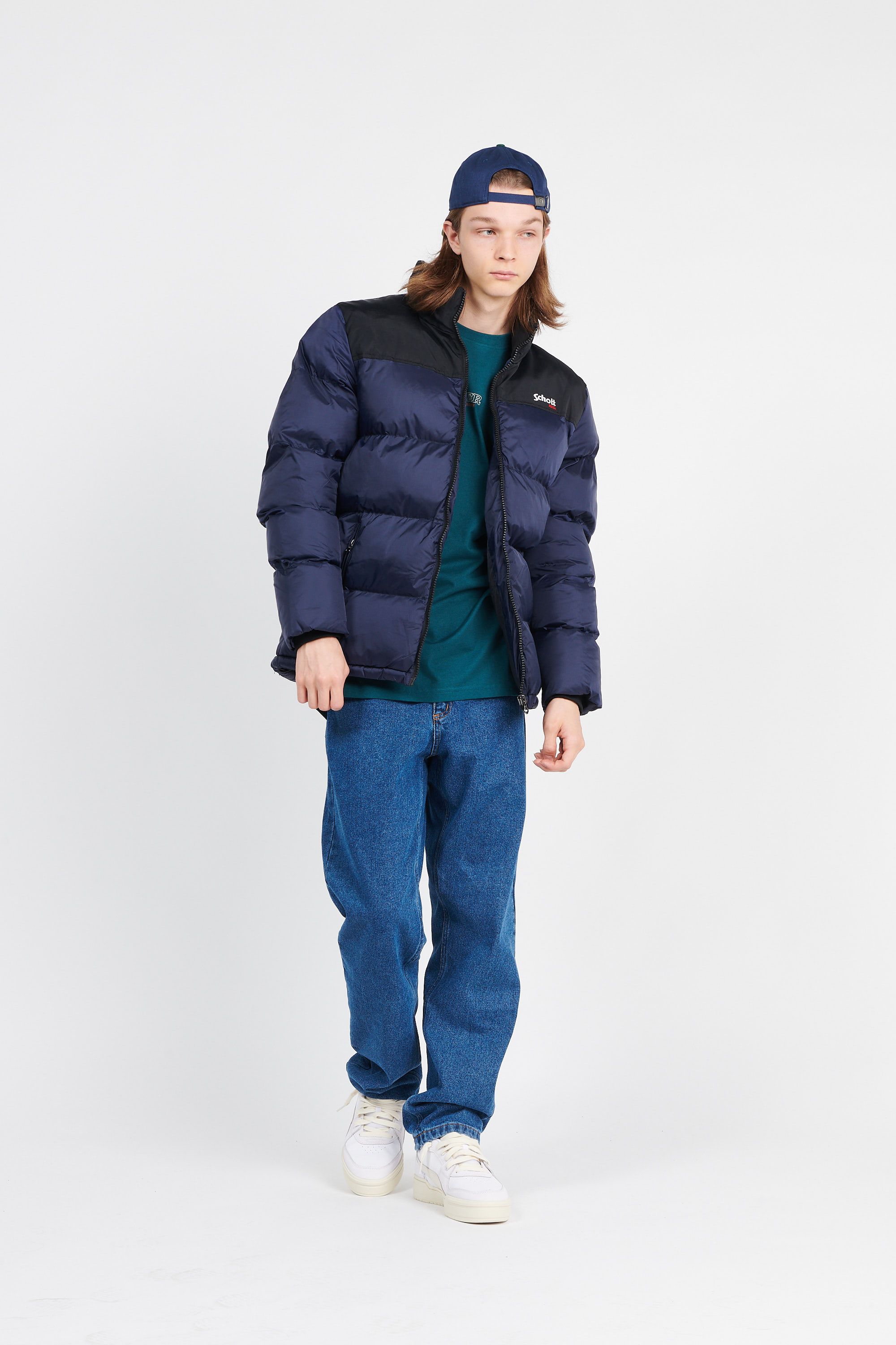 SCHOTT Doudoune UTAH Bleu