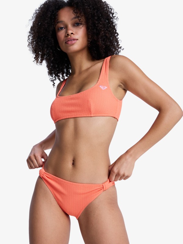 Roxy Sunshine Classic Bas de bikini Orange Femme