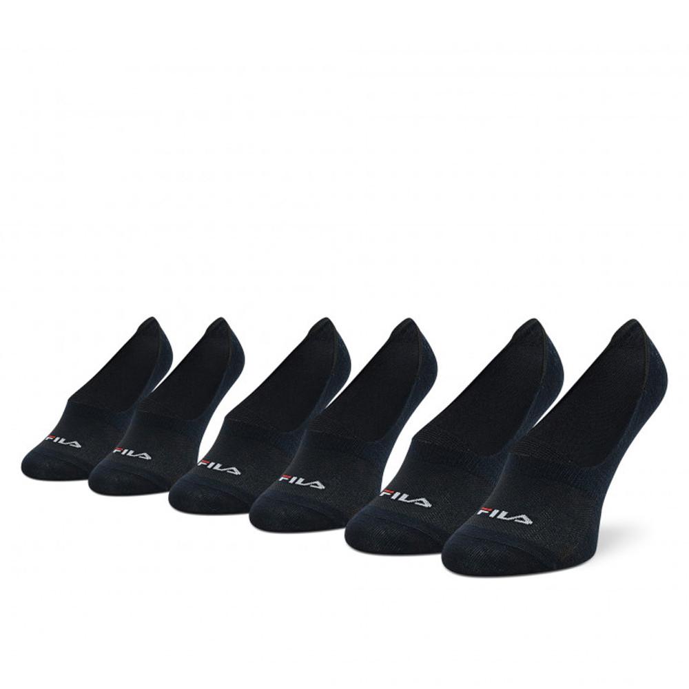 Fila x3 Paires de chaussettes Noires Fila