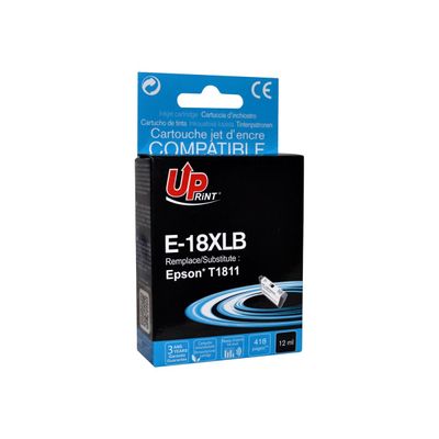 Cartouche compatible Epson 18XL Pâquerette - noir - Uprint