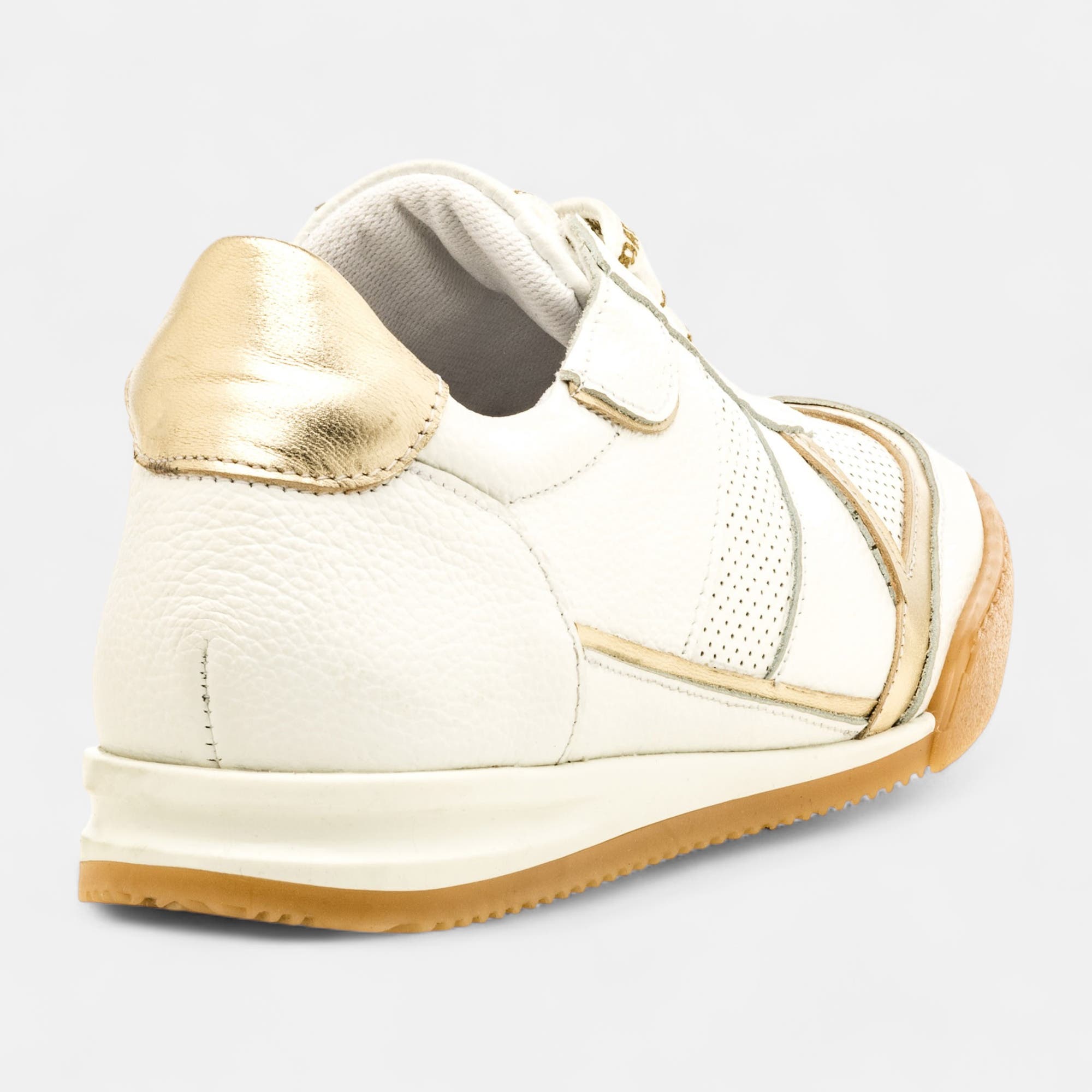 Baskets basses Femme en cuir blanc