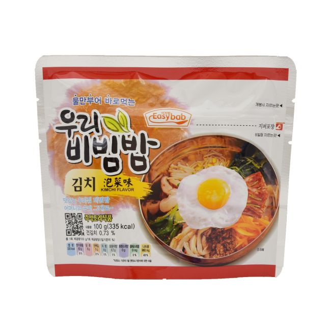 Easybab Woori Bibimbap met Kimchi Smaak 100g