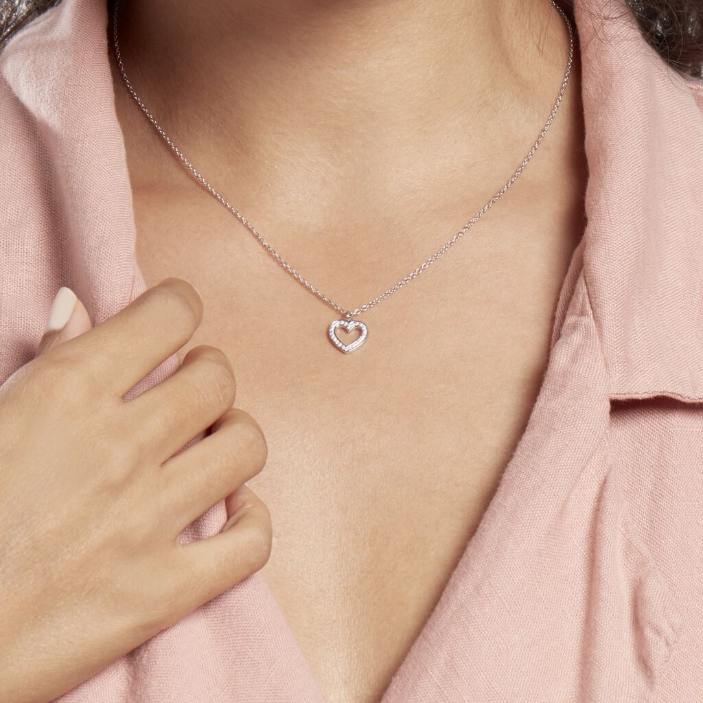 Collier Quintin Argent Oxyde De Zirconium