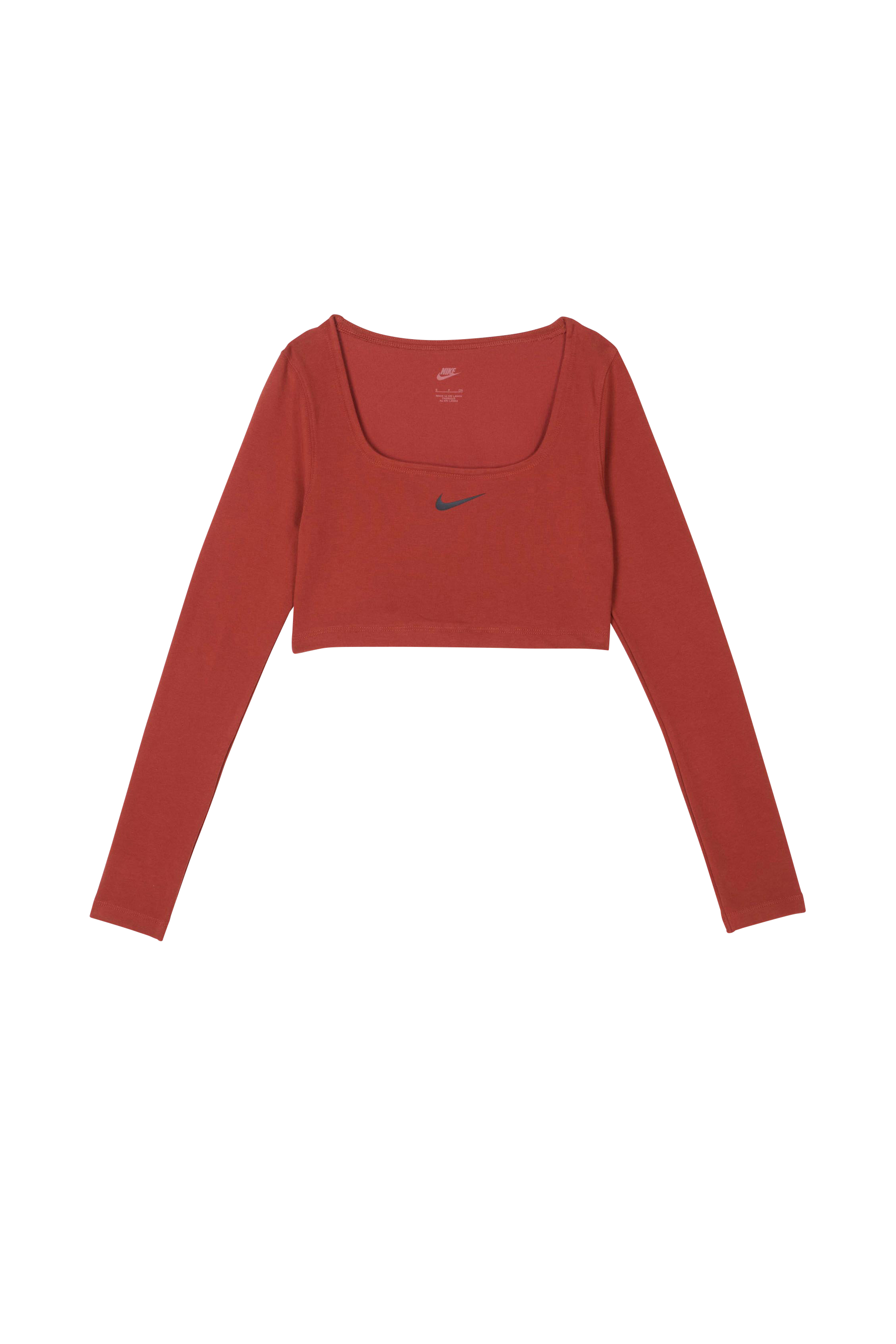 NIKE Top court  LS CROP TOP Orange