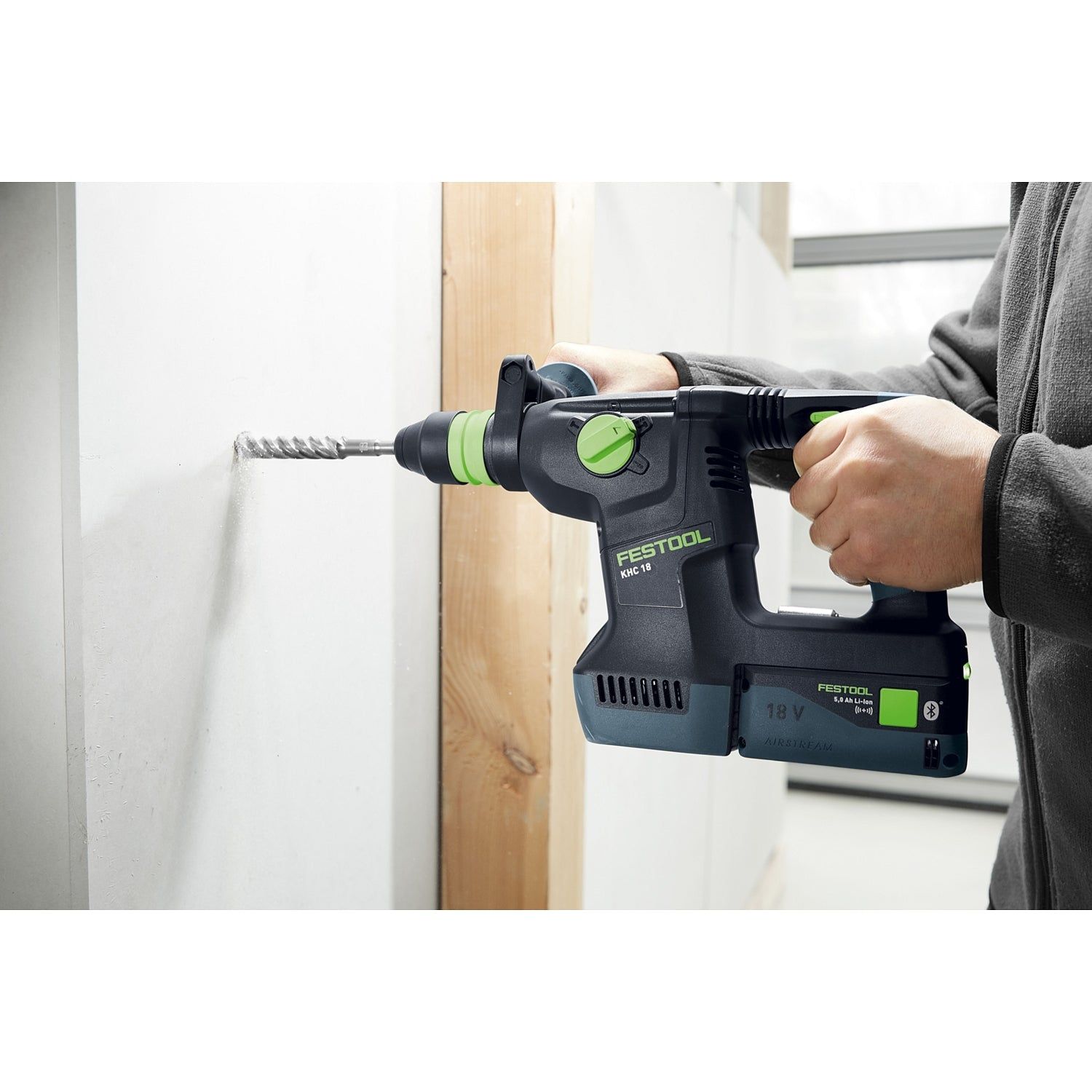 Festool KHC 18 5,0 EBI-Plus Accu combihamer SDS-Plus 2,6J   snelwisselboorkop 18V 5.0Ah in Systainer - 577448
