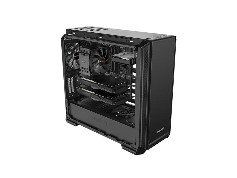 be quiet! PC-Gehäuse Silent Base 601 Schwarz Geräuschunterdrückendes Gehäuse